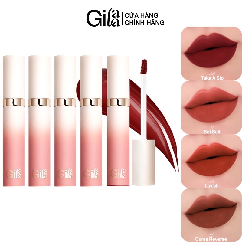 Son kem lì, lâu trôi hàn quốc gilaa long wear lip cream