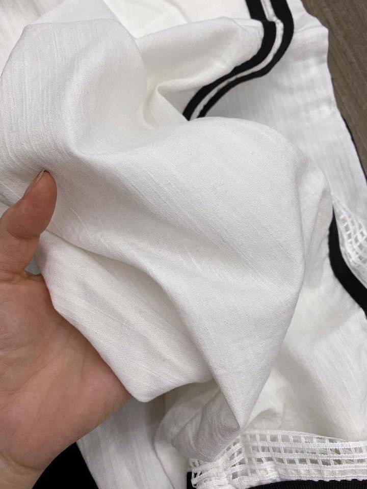 Quần jogger phối lưới