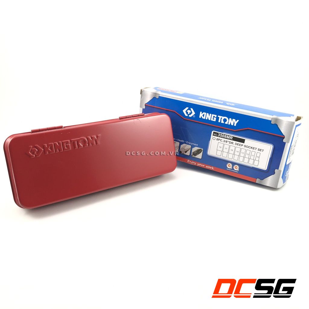 Bộ tuýp 8 chi tiết Kingtony 3/8" 3508MR | DCSG