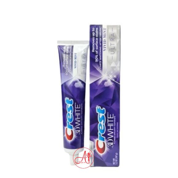 Kem đánh răng crest 3d white vivid mint ultra 147g