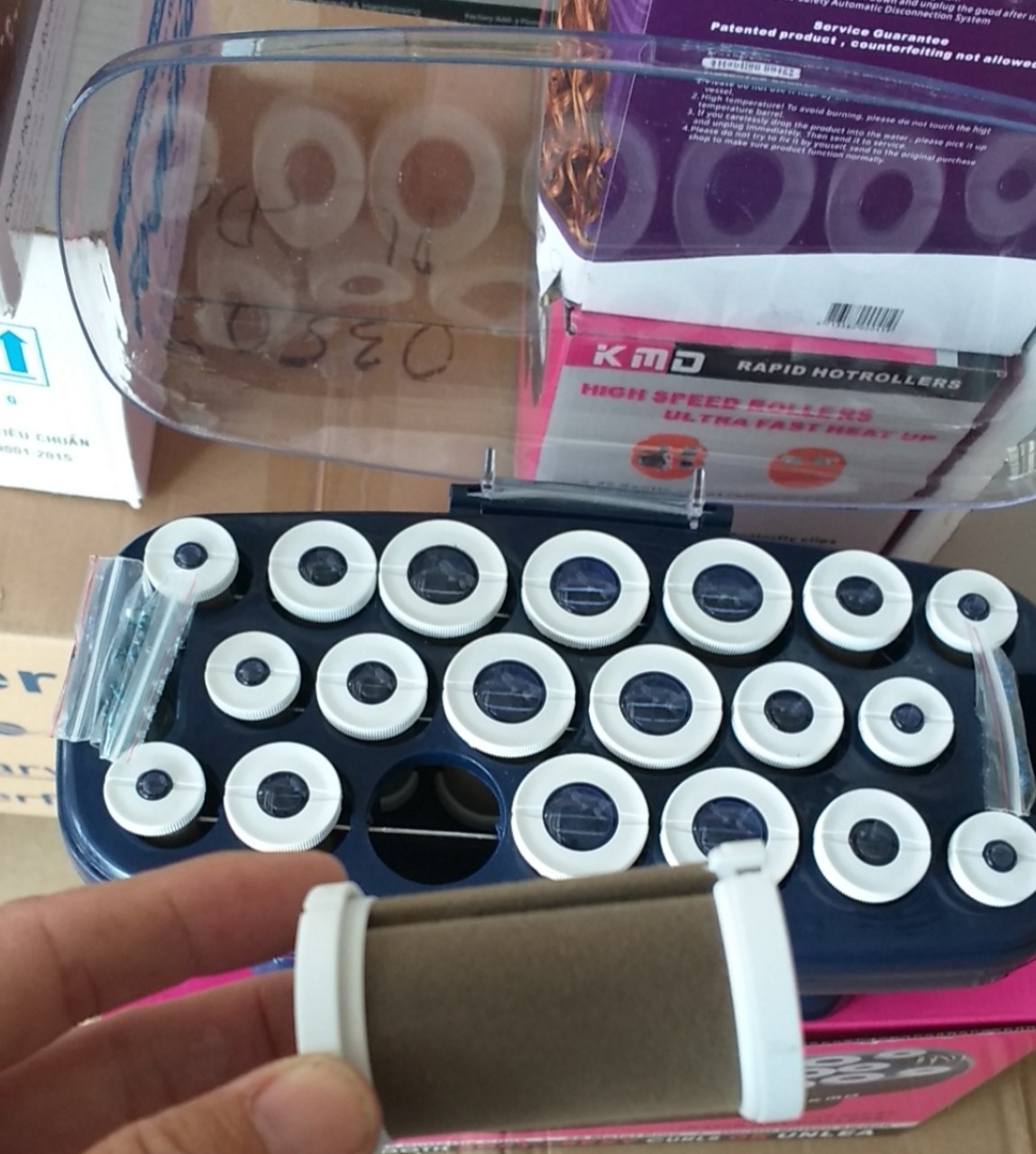 [HCM]Máy uốn lô nhiệt - Lô cuốn tóc KMD ( 20 ống lô )