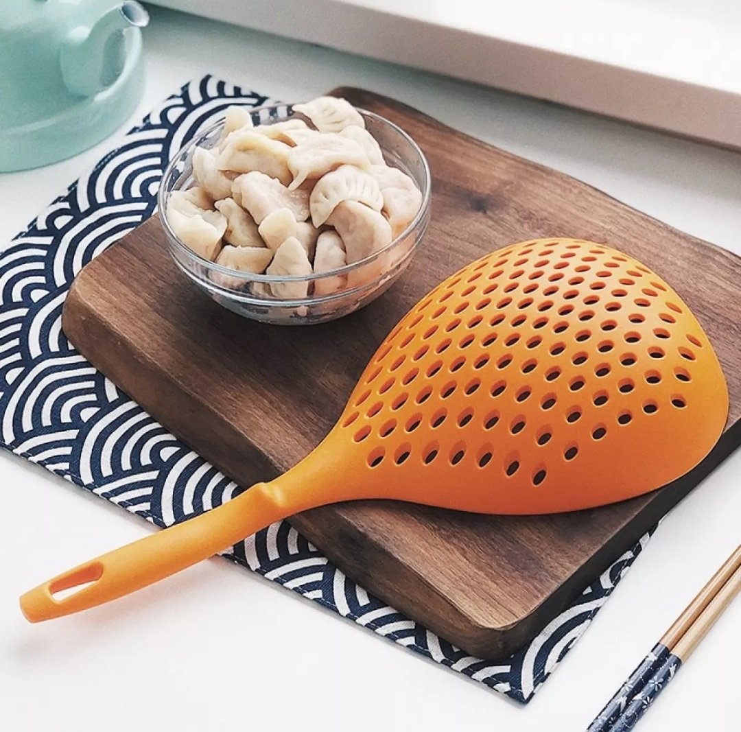 Muôi thủng, vá vớt mì, muôi vớt thức ăn, muôi thủng cỡ lớn, đồ dùng nhà bếp, Vá vớt mì phở bún miến - Muôi vớt đồ ăn dạng lưới cỡ lớn, Vá vớt Vá vớt mì phở bún miến - Muôi vớt đồ ăn dạng lưới