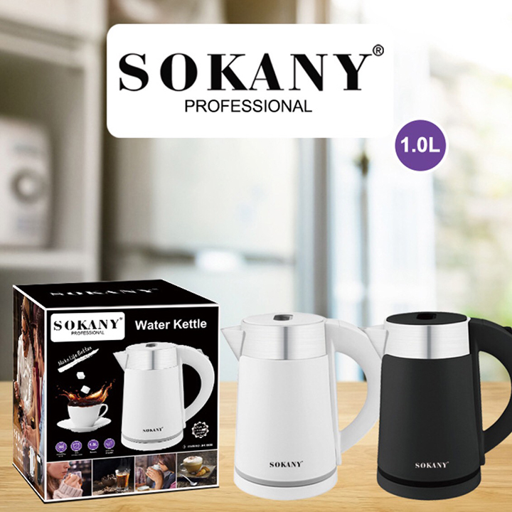 Ấm Siêu Tốc, Bình Đun Nước 1L SOKANY