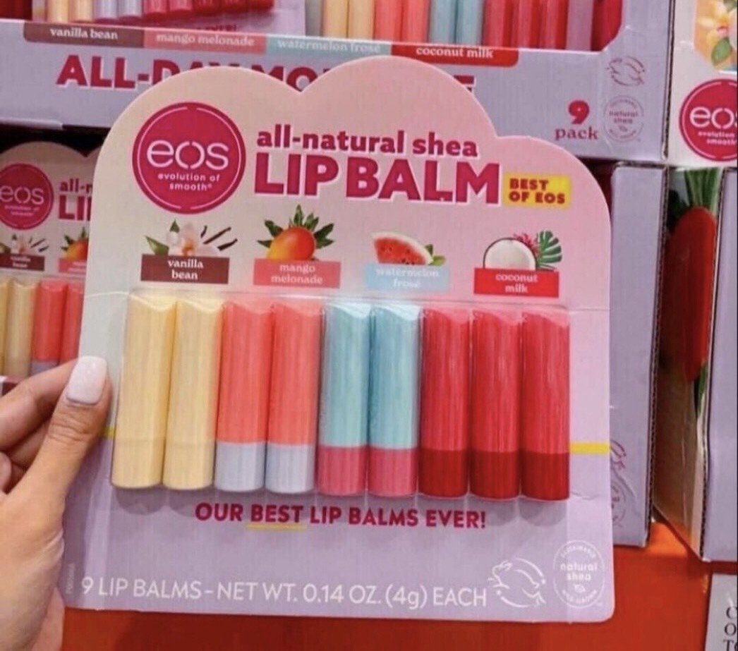 Son dưỡng môi hữu cơ eos lip balm mỹ trái cây