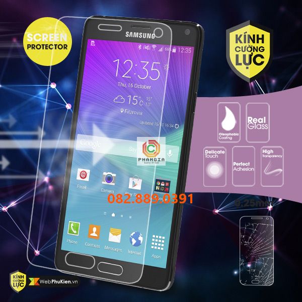 Dán cường lực Samsung galaxy note2/ note3/ note4/ note5/ note6 nano dẻo siêu bền siêu đẹp