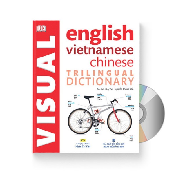 [HCM]Sách- từ điển hình ảnh Tam Ngữ Trung Anh Việt – Visual English Vietnamese Chinese Trilingual Dictionary + DVD quà tặng