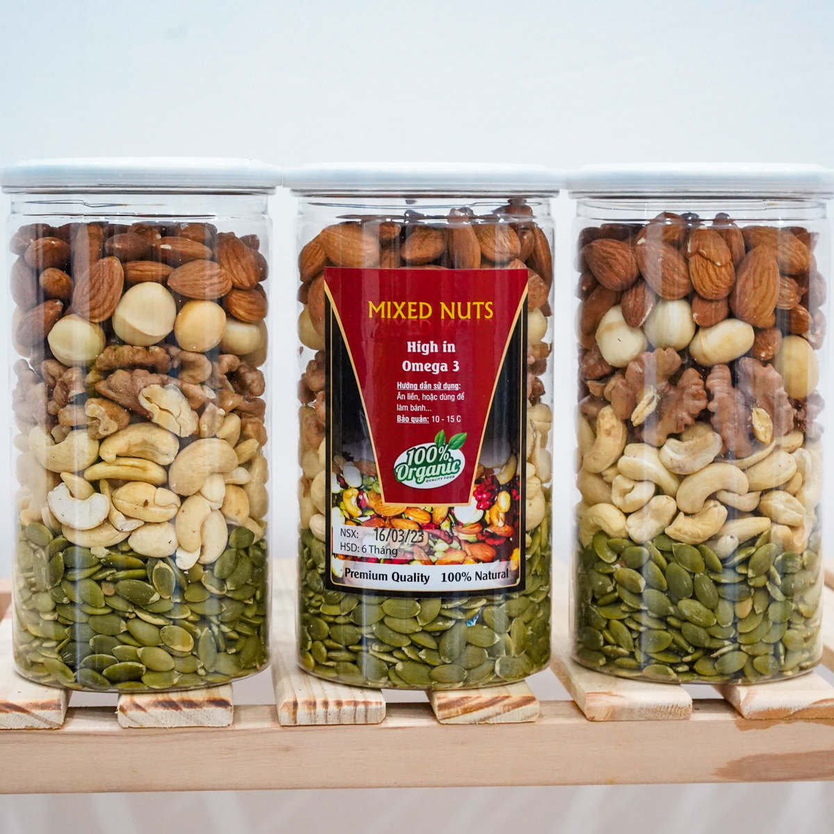 Dietary Nutritious Nuts - Mix of 5 Types of Nuts (Macadamia, Red Walnuts, Cashews, Pumpkin Seeds, Almonds)