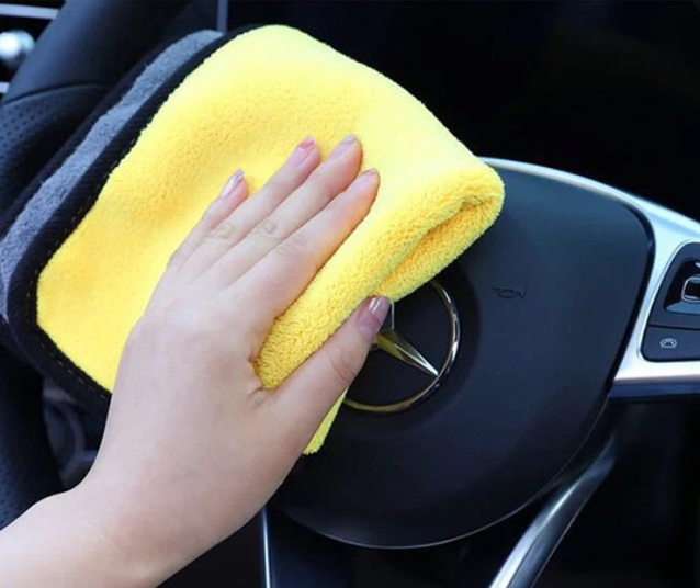 Khăn lau ô tô xe hơi cao cấp siêu sạch microfiber