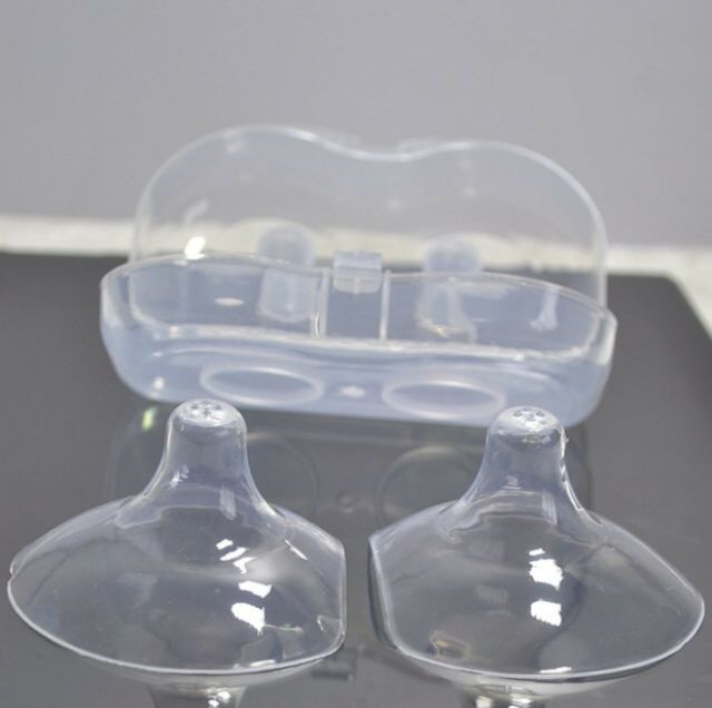 Hộp 2 Chiếc Trợ Ti Silicon / Hỗ Trợ Đầu Ti Cho Mẹ