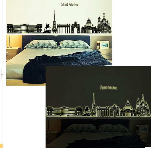 [HCM]Decal dán tường Dạ quang Saint Petersburg