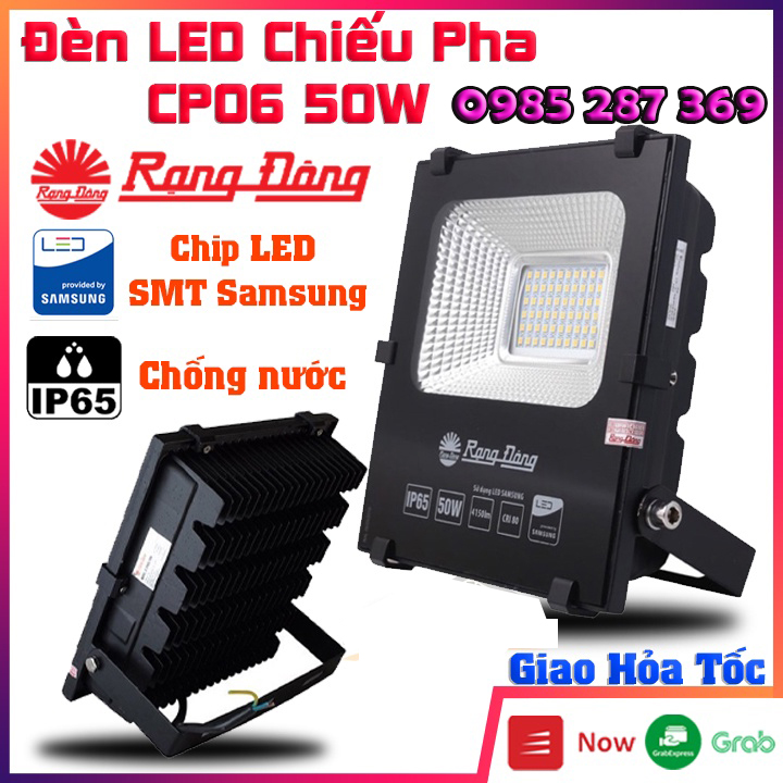 Đèn Pha LED Rạng Đông 10W-150W IP 65, Chống Bụi, Chống Nước, ChipLED Samsung
