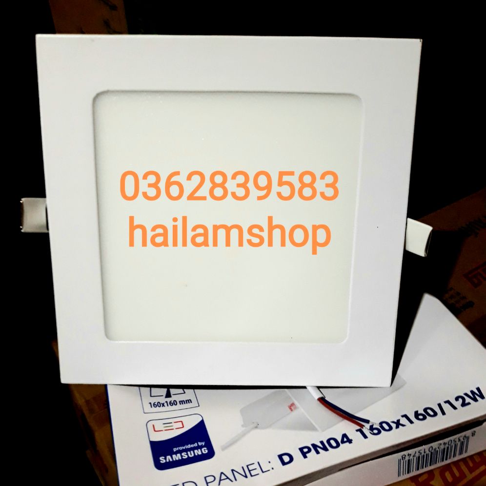 Đèn Led Panel 12w D PN04 160x160/12w Rạng Đông