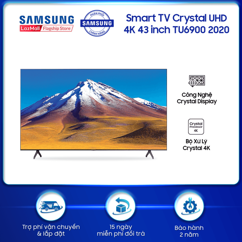 Bảng giá Smart TV Samsung Crystal UHD 4K 43 inch TU6900 2020