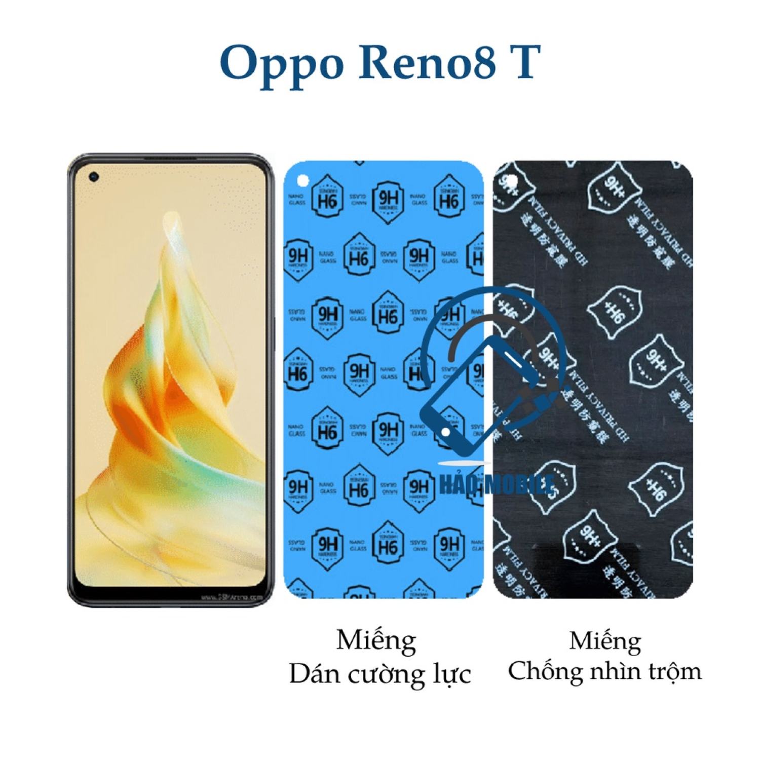 Dán cường lực dẻo nano Oppo Reno8 T 4G ( trong suốt và chống nhìn trộm )
