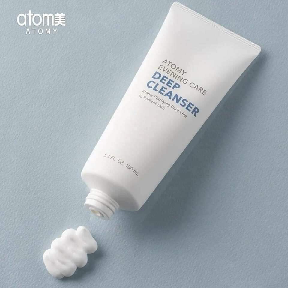 Kem tẩy trang sạch bụi bẩn dưỡng ẩm Atomy Deep Cleanser 150ml