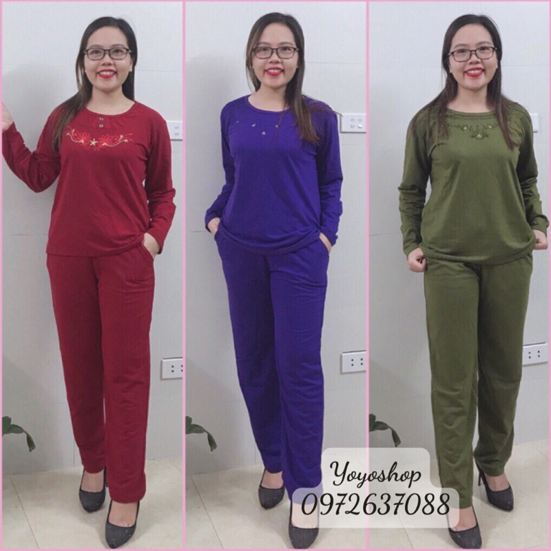 Bộ Nỉ Da Cá Tniên Thug, Bộ Mặc Nhà Thug Cho Mẹ