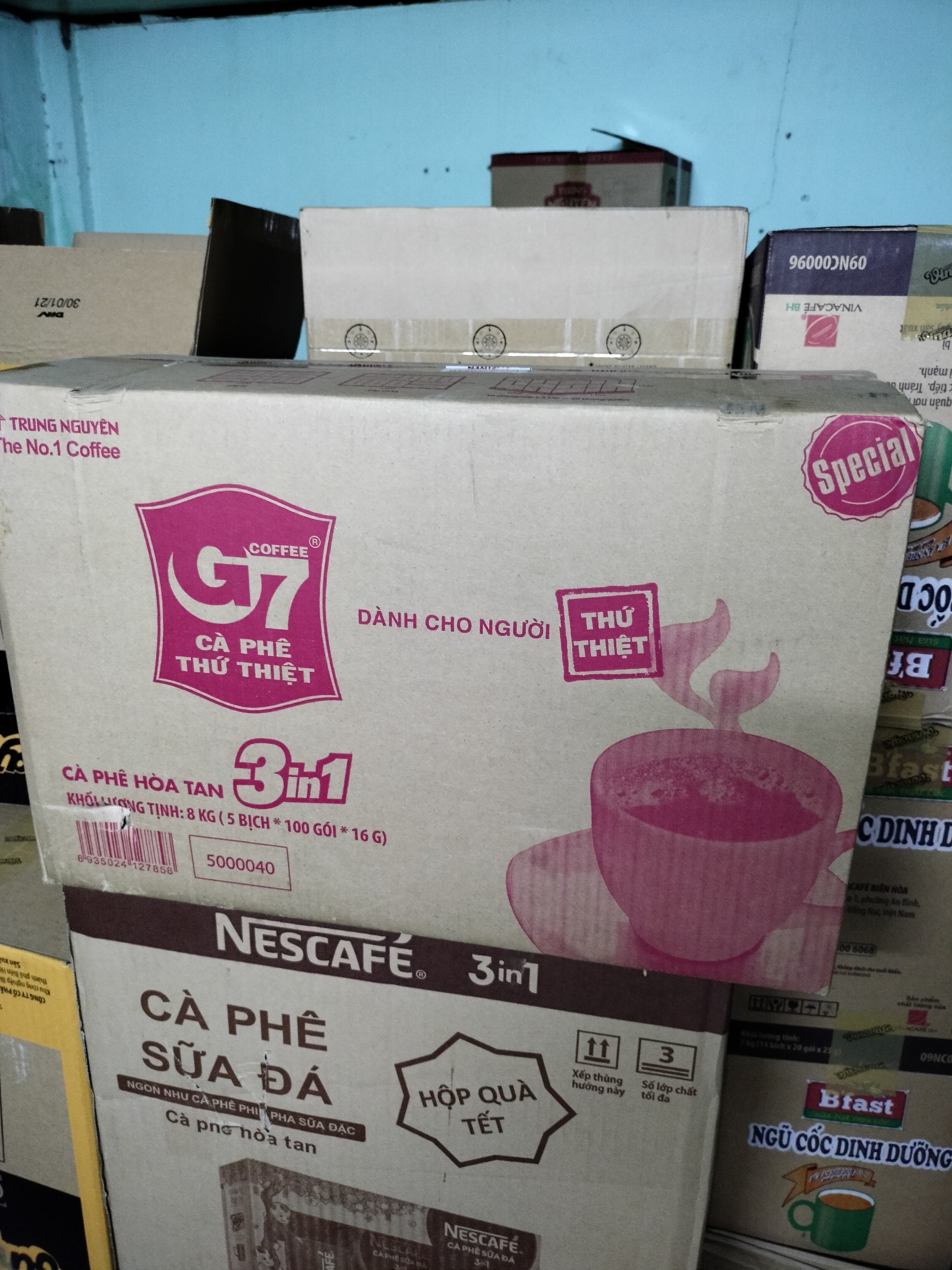 [HCM]Cà phê G7 3in1 - Bịch 100 sticks 16gr