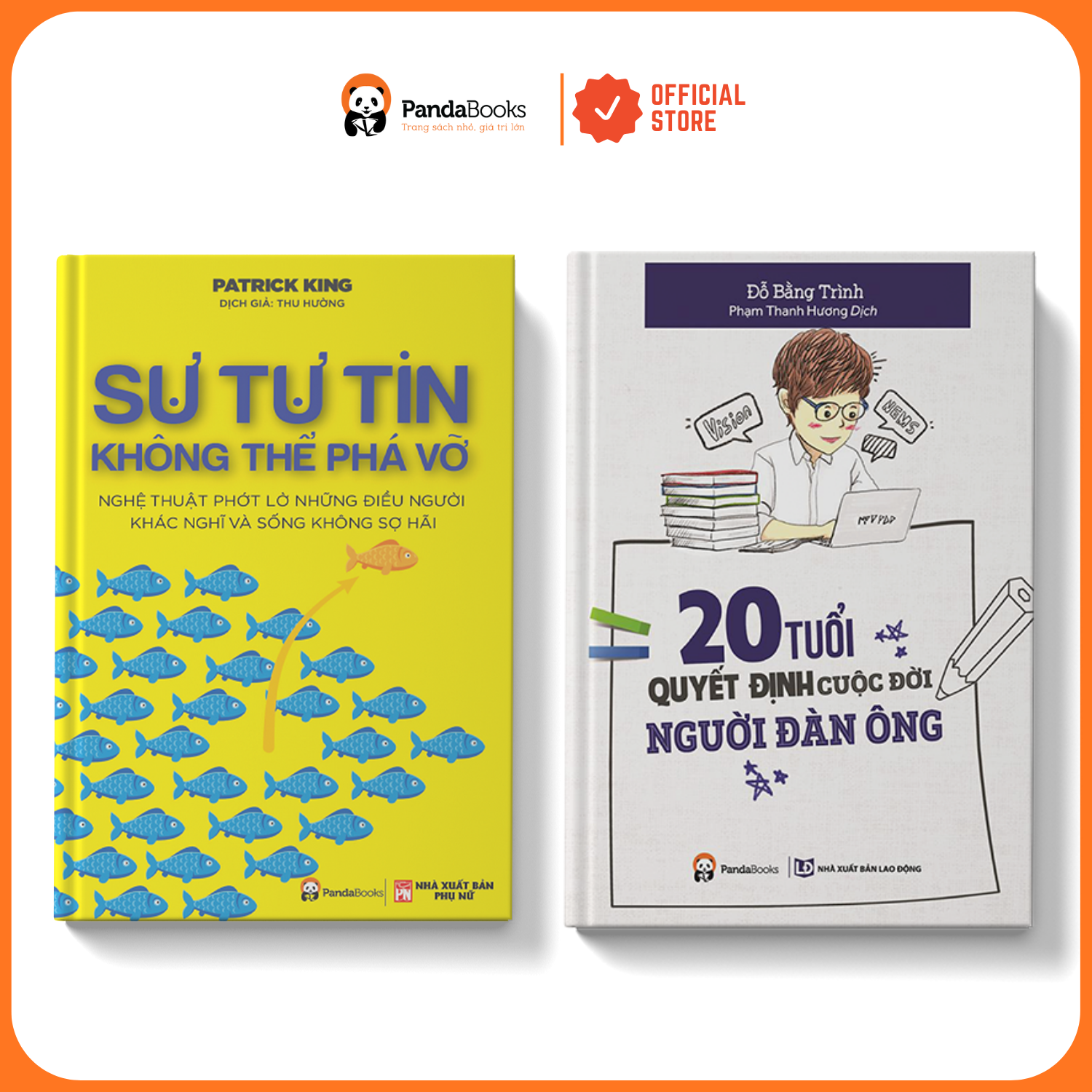 Sách - Combo 2 cuốn Sự tự tin không thể phá vỡ + 20 tuổi quyết định người đàn ông