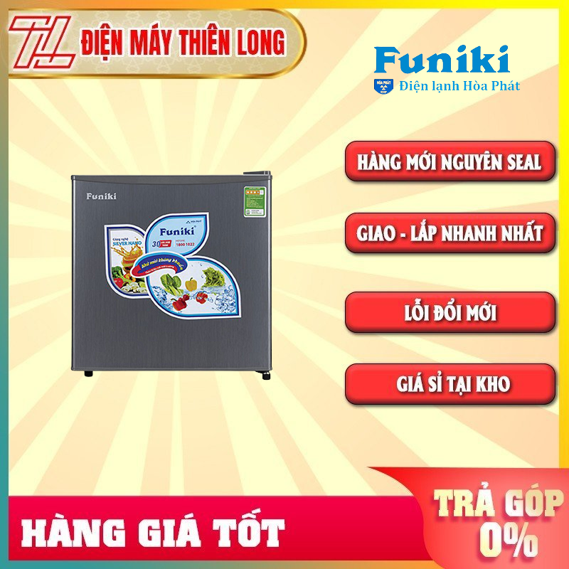 Fr-51cd - tủ lạnh funiki mini 50 lít fr 51cd - bảo hành chính hãng 30 tháng - kiểu làm lạnh trực tiếp - trả góp 0% - giao toàn quốc - ngoài hcm tính phí
