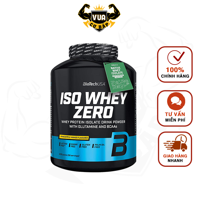 Sữa Tăng Cơ Iso Whey Zero BioTechUSA – 2.27KG