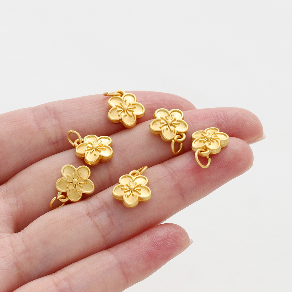 Mặt dây treo may mắn | Phụ kiện trang trí len (kèm khoen)