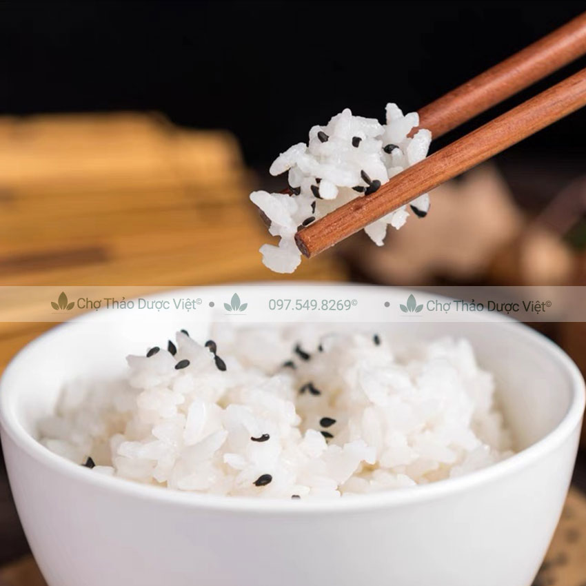 Hạt mè đen hữu cơ 100g ( Vừng đen khô làm sốt mè rang thơm ngon) - Chợ Thảo Dược Việt