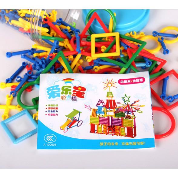 Đồ chơi xếp hình que 340 chi tiết cho bé