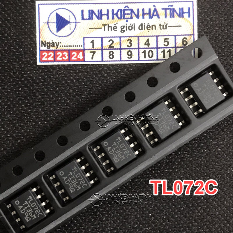 5 con ic tl072c tl072cdr tl072 072 sop-8 mới
