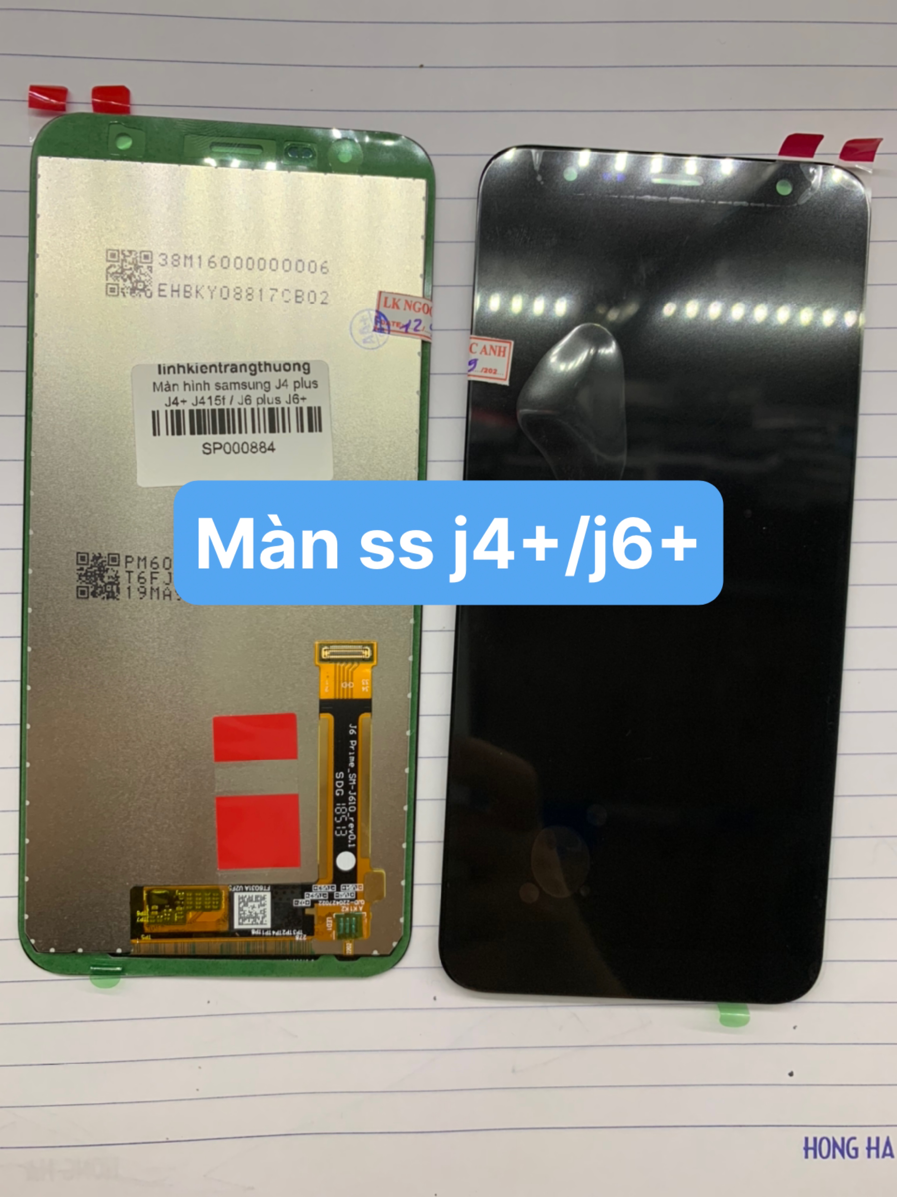 Màn hình samsung j4 plus j4+ j415f / j6 plus j6+ j615f / j4 core j410f zin full dùng chung nhau