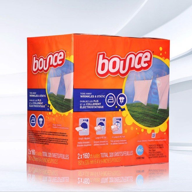 [HCM][SET 2 HỘP] Giấy Thơm Quần Áo Bounce - Hàng của Mỹ (NK)