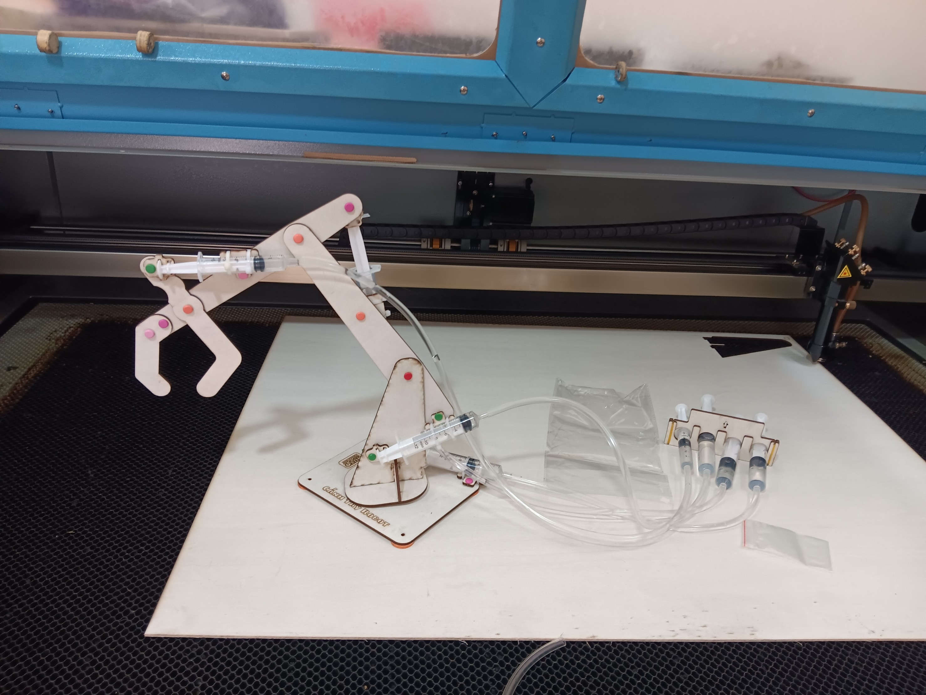 Đồ Chơi Cánh Tay Robot Thuỷ lực, STEM DIY