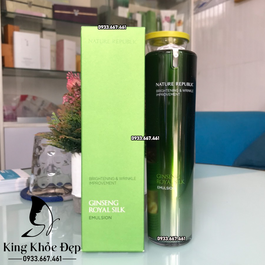 [HCM]Sữa Dưỡng Nature Republic Ginseng Royal Silk Emulsion