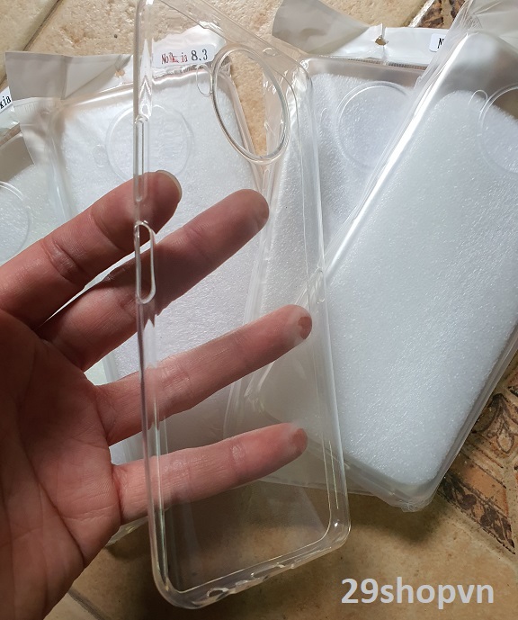 Ốp Nokia 8.3 dẻo trong suốt (Loại đẹp)