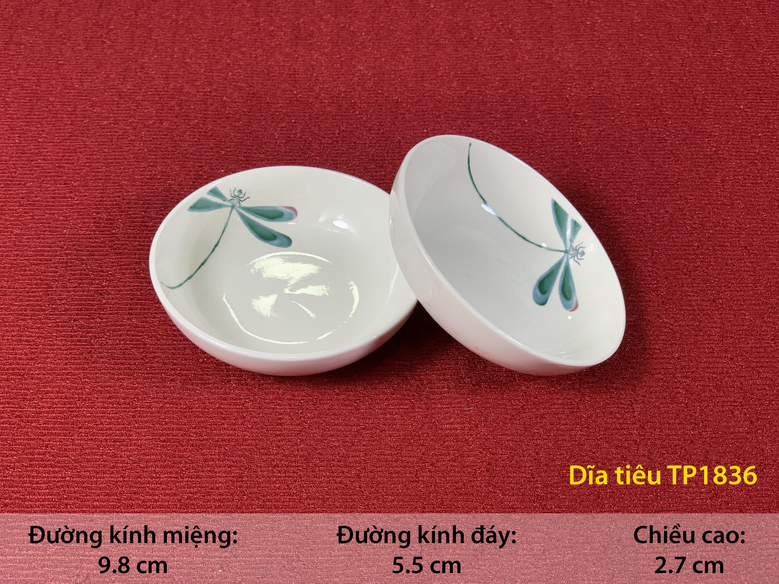ĐĨA TIÊU TP 1836 SỨ BÁT BẢO CAO CẤP, sINCE_1977