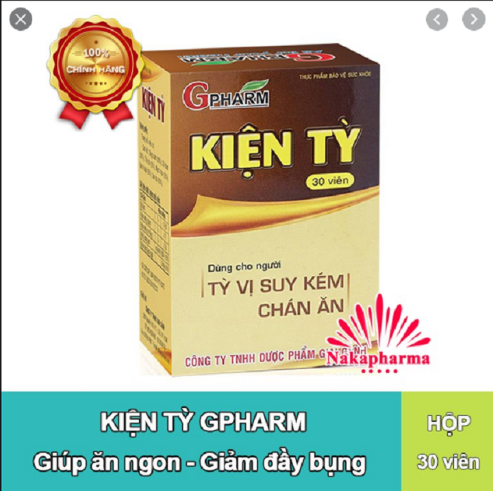 KIỆN TỲ GPHARM 30 VIÊN