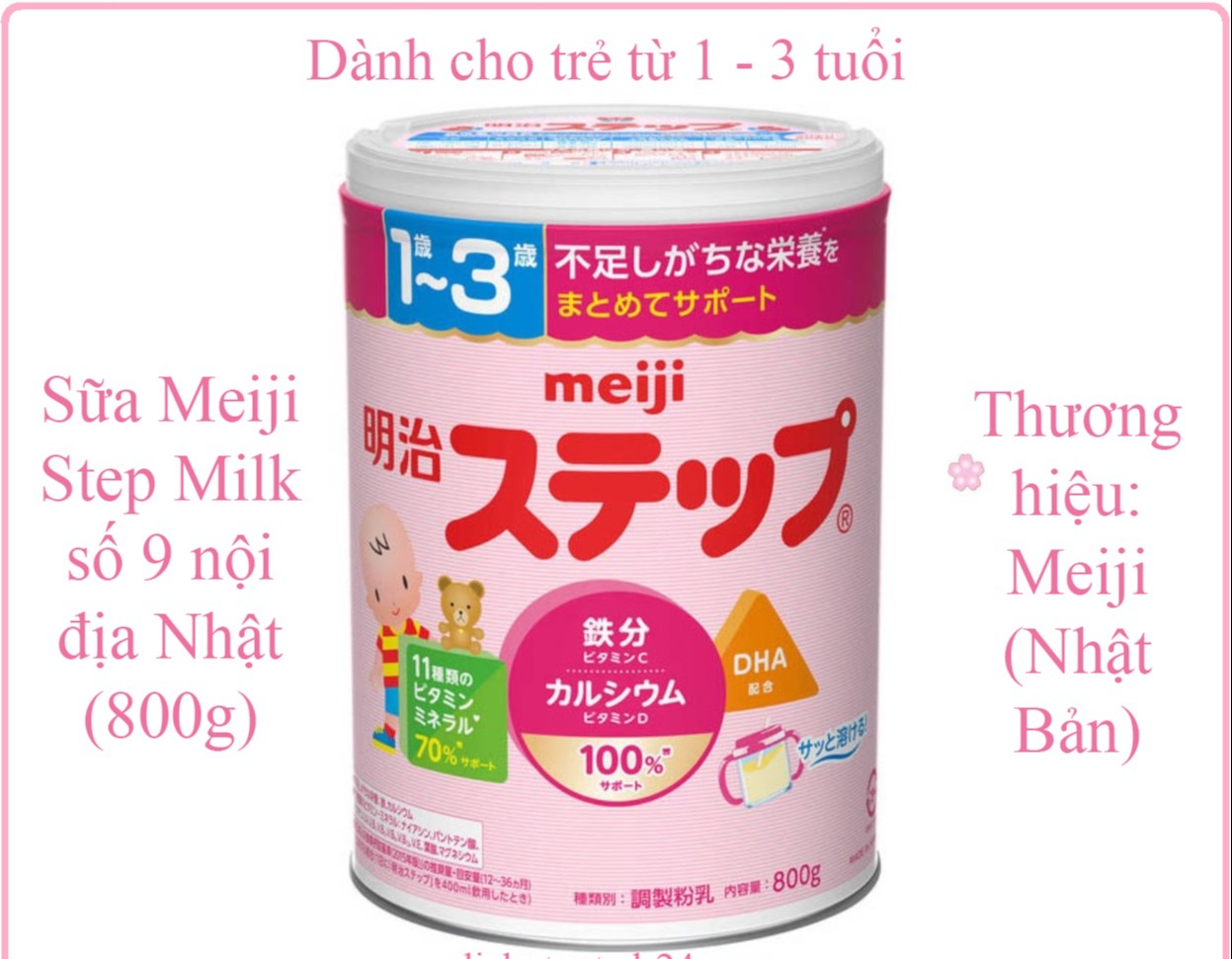 Sữa Meiji Step Milk số 9 nội địa Nhật (800g)