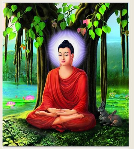 [HCM]Tranh đính đá Phật thích ca Mâu ni - LV048