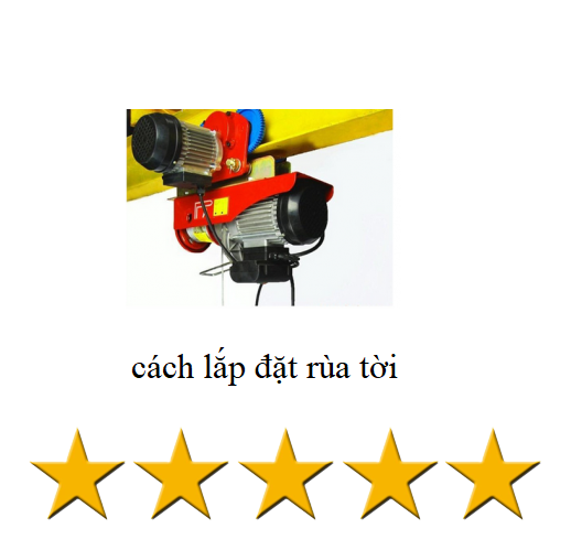 rùa tời điện 1 tấn