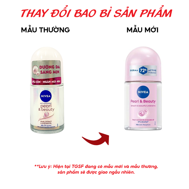 Lăn Khử Mùi Nivea Anti-Perspirant Roll On (Che tên sản phẩm khi giao hàng)