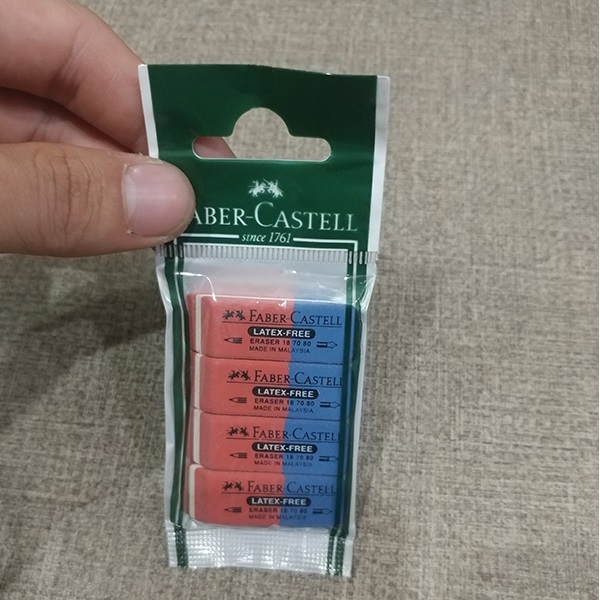 [HCM]BỘ 2 GÔM TẨY MỰC FABER CASTELL