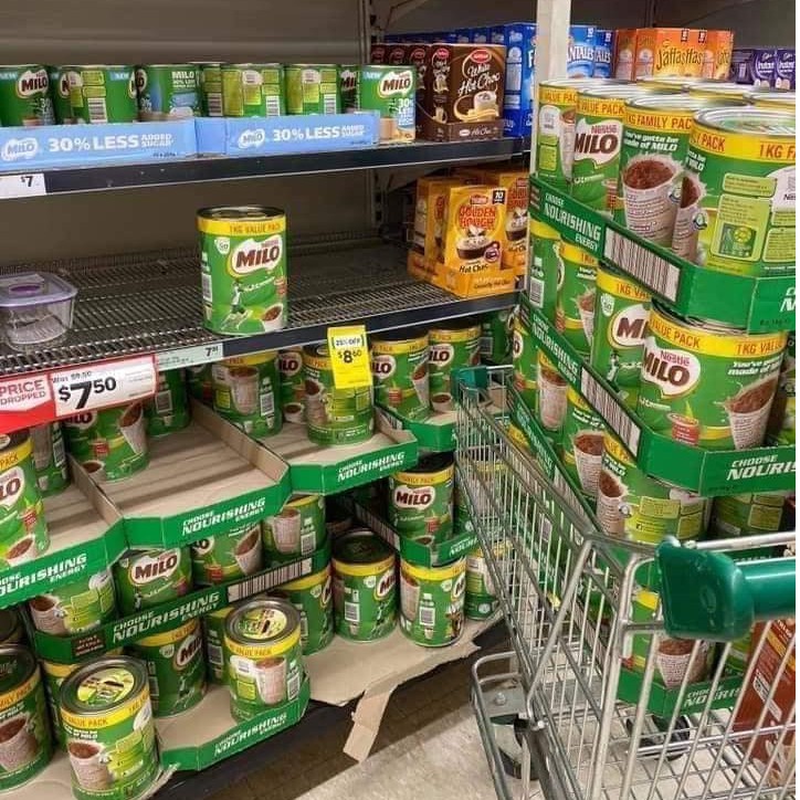 Sữa Milo Úc Hộp 1kg