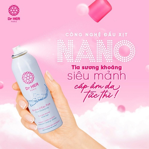 Xịt khoáng Dr HER Paris 150ML