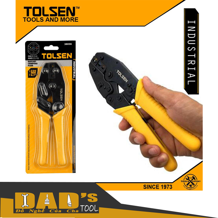 [HCM]KỀM BẤM COS 220MM - TOLSEN 38056