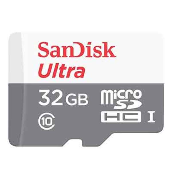 Thẻ nhớ MicroSD SanDisk Ultra 32Gb SDSQUNR-032G-GN3MN cho lưu trữ camera