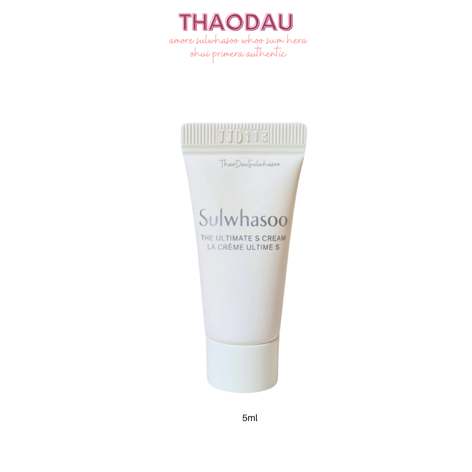 Sulwhasoo Kem Dưỡng Chống Lão Hóa Thông Đỏ Sulwhasoo The Ultimate S Cream 5ml tloskorea cũ