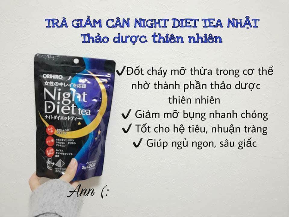 [HCM]TRÀ GIẢM CÂN ORIHIRO NIGHT DIET TEA  24 GÓI