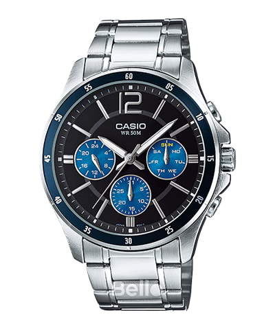 Đồng hồ casio nam mtp-1374d-2a chính hãng giá rẻ - bảo hành 1 năm - pin trọn đời