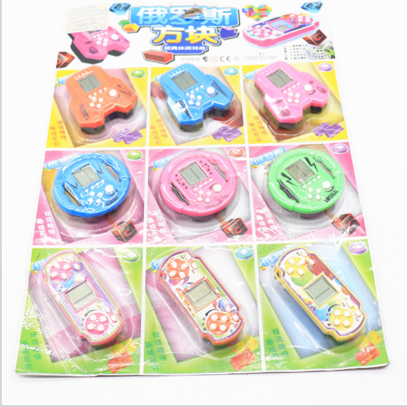 Đồ chơi điện tử - Trò chơi giải trí - Máy chơi game cầm tay Tetris mini - Máy chơi game mini dễ thương