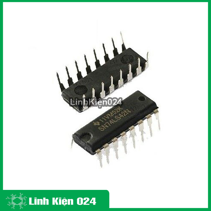 74ls42 bcd to decimal decoder dip16