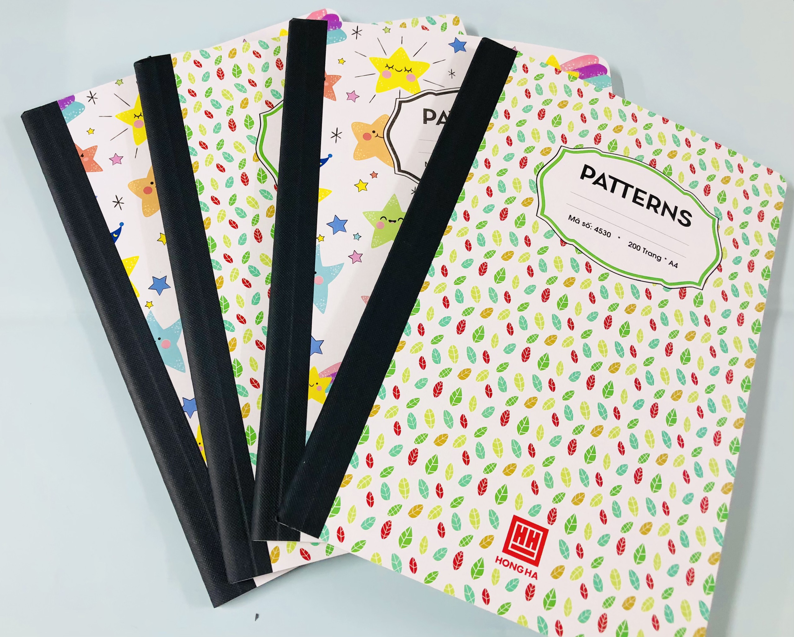 Sổ Patterns 200T A4 Hồng Hà Dòng Kẻ Rõ Nét